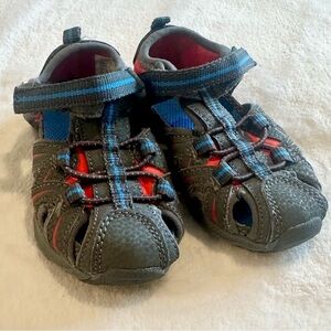 Merrell Kids Toddler Grey Hydro Water Sandals Velcro Summer Shoes - Size- 6.5